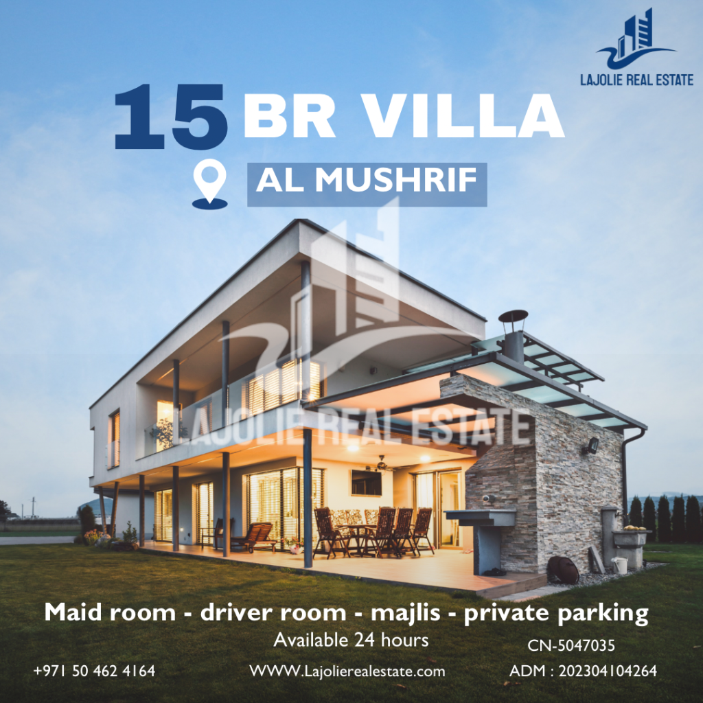 Spacious Villa |15 Master BR | maid room | Parking